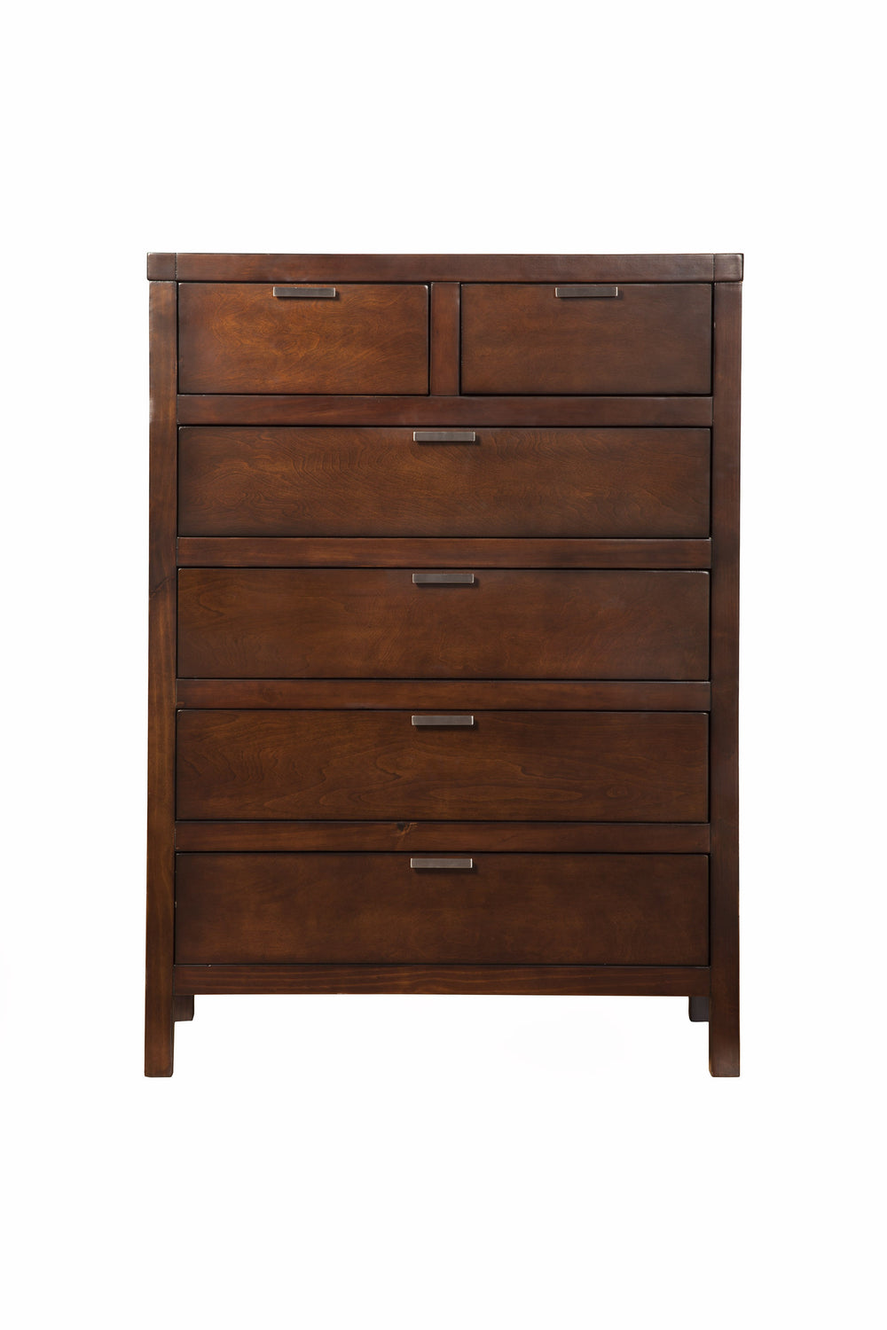 Homeroots 36" Brown Solid Wood Six Drawer Chest  Solid Wood 524155