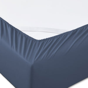 HomeRoots Six Piece Blue Tencel® Lyocell Queen Sheet Set - Silky Soft, Wrinkle-Resistant Luxury for Comfort 524187