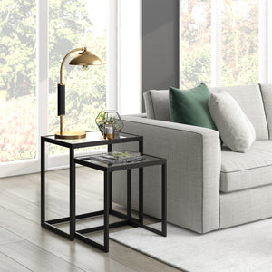 Homeroots 24" Gold And Black Metal Desk Table Lamp With Gold Dome Shade   524299