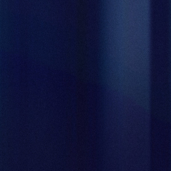 Homeroots 25" Navy Blue Ceramic Cylinder Table Lamp With White Drum Shade   524336