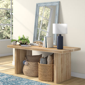 Homeroots 25" Navy Blue Ceramic Cylinder Table Lamp With White Drum Shade   524336