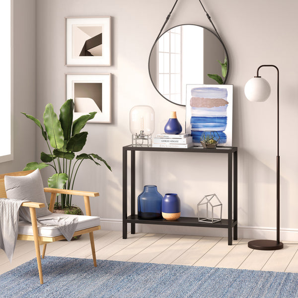 Homeroots 15" Nickel Metal Table Lamp With Clear Cylinder Shade   524340