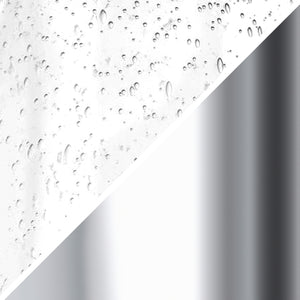 Homeroots 23" Nickel Glass Table Lamp With Flax Drum Shade   524352