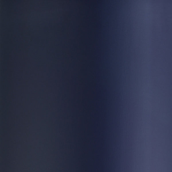 Homeroots 25" Navy Blue Ceramic Table Lamp With White Drum Shade   524441