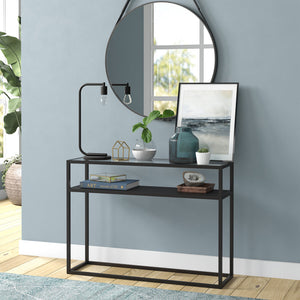 Homeroots 20" Black Metal Desk Table Lamp   524503