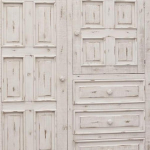 HomeRoots 55" White Solid Wood Gentleman's Chest - Elegant Storage Solution with Rustic Charm and Style 3 524565