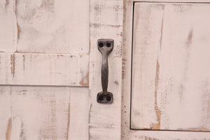 Homeroots 37" Brown And White Solid Wood Four Drawer Chest  Solid Wood 524567