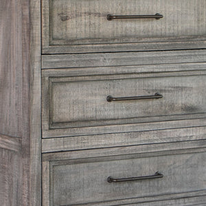 Homeroots 37" Brown Solid Wood Four Drawer Chest  Solid Wood 524617