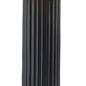 HomeRoots 29" Black Ceramic Cylinder Table Lamp - Stylish Beige Shade for Home Decor & Ambient Lighting 524627