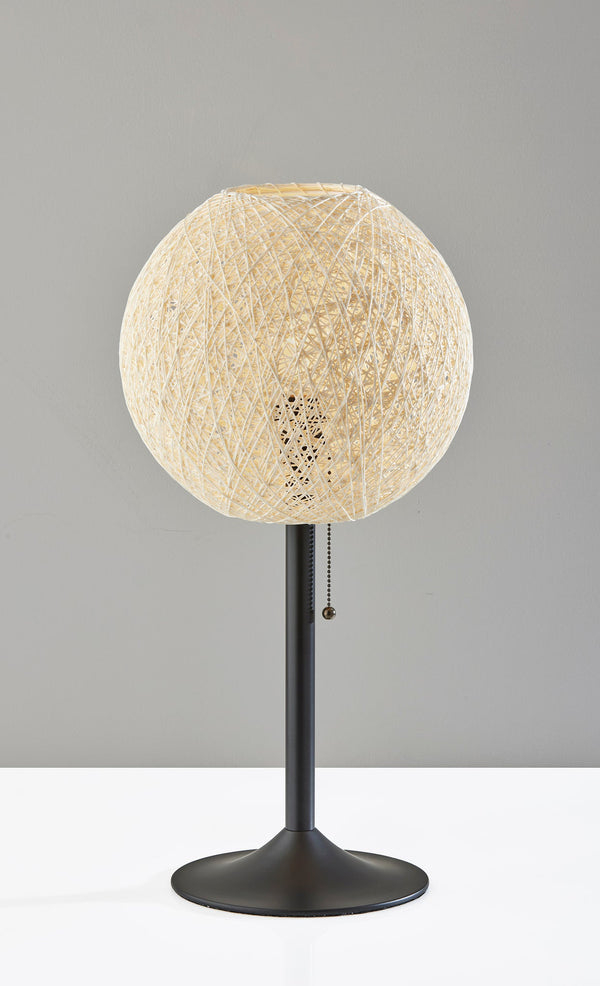 Homeroots 24" Antiqued Bronze Metal Candlestick Table Lamp With Off White Globe Shade   524635