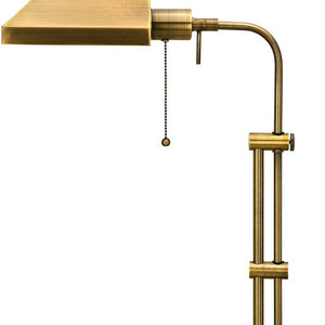 HomeRoots 26" Bronze Metal Adjustable Table Lamp - Vintage Industrial Design with Dimmable Functionality 524645