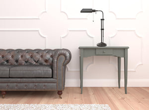 Homeroots 26" Bronze Metal Adjustable Table Lamp With Bronze Rectangular Shade   524647