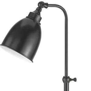HomeRoots 27" Bronze Metal Lantern Table Lamp - Adjustable Height, Timeless Design for Home & Office Use 524650