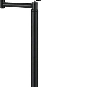 HomeRoots 27" Elegant Bronze Metal Table Lamp with Tan Shade – Adjustable Brightness & Timeless Design 524683