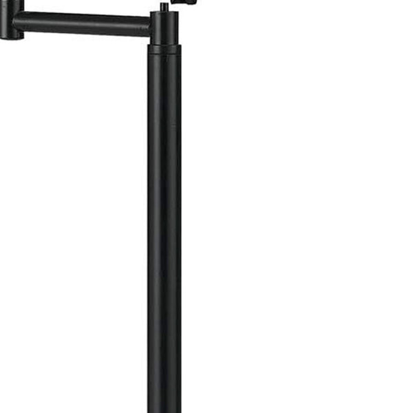 HomeRoots 27" Elegant Bronze Metal Table Lamp with Tan Shade – Adjustable Brightness & Timeless Design 524683