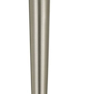 HomeRoots 29" Nickel Metal Table Lamp with USB Port & Off-White Shade - Modern Accent for Any Room 524699