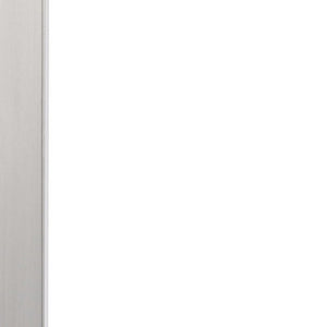 Homeroots 25" Nickel Metal Desk Usb Table Lamp With White Shade   524761