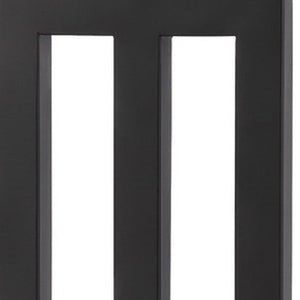 HomeRoots 30" Black Metal Table Lamp with USB Port, Adjustable Swing Arm & White Shade for Modern Spaces 524766