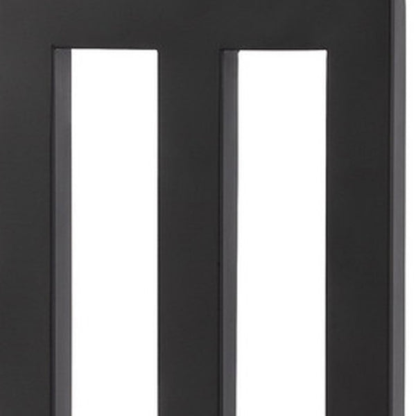 HomeRoots 30" Black Metal Table Lamp with USB Port, Adjustable Swing Arm & White Shade for Modern Spaces 524766