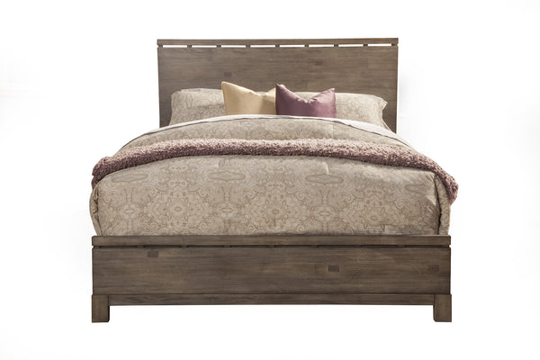 Homeroots Gray Wood King Bed Frame  Wood 524805