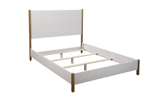 Homeroots Natural King Bed Frame – Stylish Solid Wood & Upholstered Design For Ultimate Comfort & Quality Sleep  Wood 524811