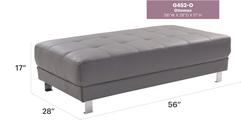 English Elm Stylish Teal Upholstered Bench Ottoman for Living Room Seating and Everyday Use B078108249