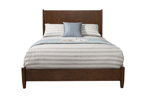 Homeroots Brown Wood King Bed Frame  Wood 524826