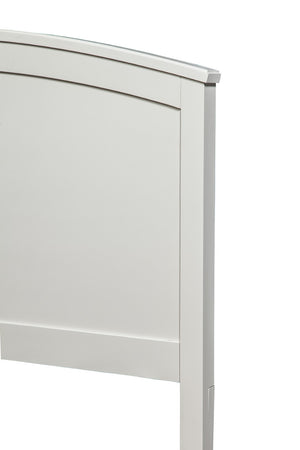 Homeroots White Solid Wood California King Bed Frame - Stylish Comfort For A Cozy And Inviting Bedroom Retreat  Wood 524827