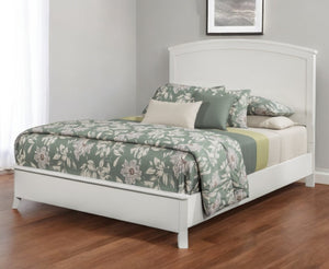 HomeRoots White Solid Wood California King Bed Frame – Stylish, Durable & Elevated Design for Ultimate Comfort 524827
