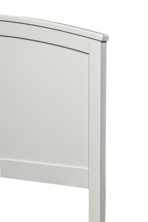 Homeroots White Solid Wood King Bed Frame - Luxurious Design For Ultimate Comfort & Stylish Bedroom Oasis  Wood 524828