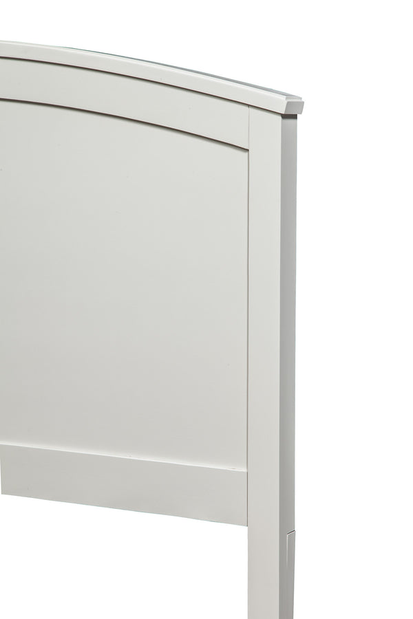 Homeroots White Solid Wood King Bed Frame - Luxurious Design For Ultimate Comfort & Stylish Bedroom Oasis  Wood 524828