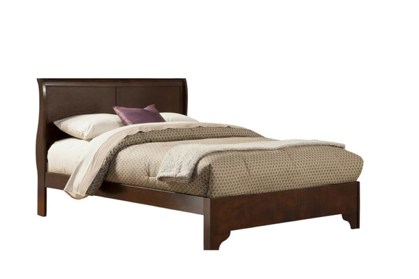 HomeRoots Brown Wood Queen Bed Frame – Elegant Design, Durable Construction, Perfect for Cozy Bedroom Retreats! 524838