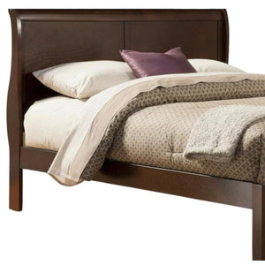 HomeRoots Brown Wood Queen Bed Frame – Elegant Design, Durable Construction, Perfect for Cozy Bedroom Retreats! 524838