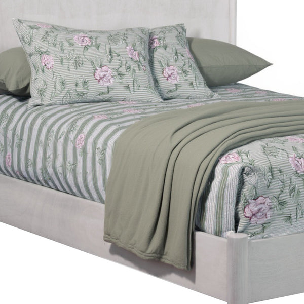 Homeroots Gray Solid Wood Full Bed Frame - Mid-century Inspired Design For A Stylish And Cozy Bedroom Retreat  Wood 524842