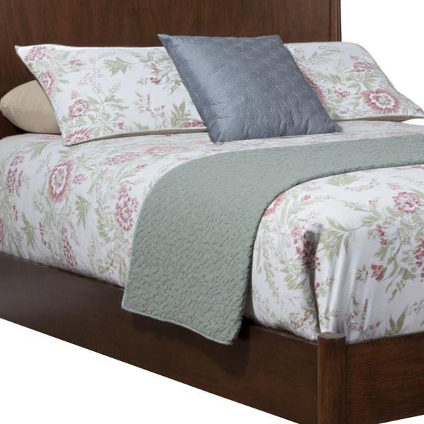 Homeroots Brown Solid Wood Full Bed Frame - Mid-century Style For A Cozy And Stylish Bedroom Retreat  Wood 524844