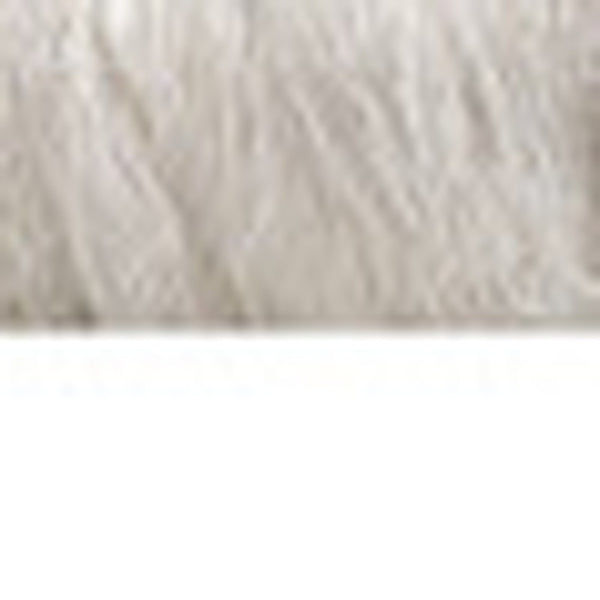 Homeroots 5' Gray Beige And Blue Geometric Distressed Round Rug  Polypropylene 524883