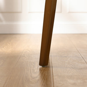 Homeroots Black And Dark Brown Upholstered Faux Leather Dining Arm Chair  Wood 524942