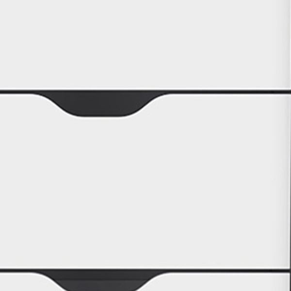 Homeroots 18" White Five Drawer Standard Chest  Manufactured Wood 524961