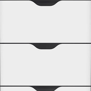 Homeroots 18" White Five Drawer Standard Chest  Manufactured Wood 524961