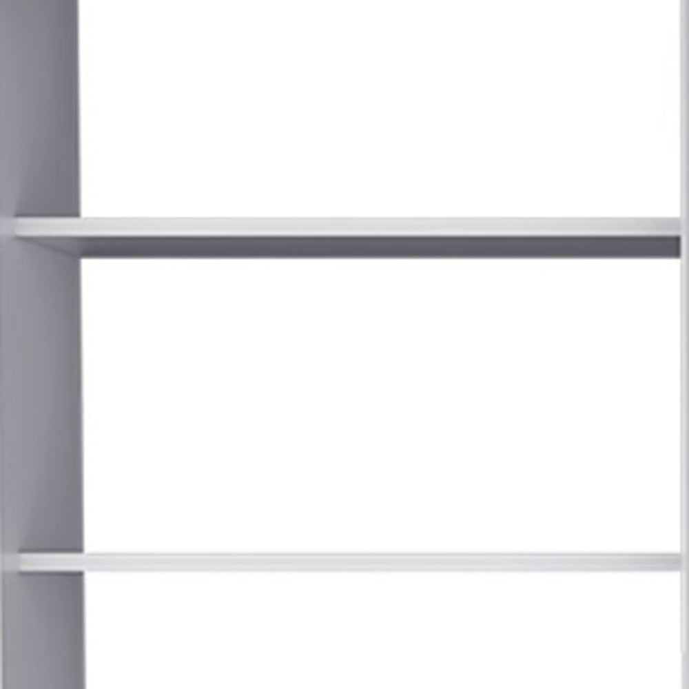 HomeRoots 59" Three Drawer Combo Dresser – Modern Wardrobe with Sleek Design for Maximizing Space & Style White 524965