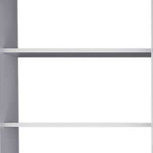 Homeroots 59" White Three Drawer Combo Dresser  Manufactured Wood 524965