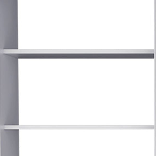 Homeroots 59" White Three Drawer Combo Dresser  Manufactured Wood 524965