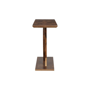 English Elm Mirod 57 Inch Acacia Veneer Console Table with Cross Leg Base for Entryway Brown N760P214643D