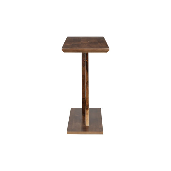 English Elm Mirod 57 Inch Acacia Veneer Console Table with Cross Leg Base for Entryway Brown N760P214643D