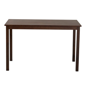 Baxton Studio Baxton Studio Andrew Modern Dining Table – Stylish & Durable Compact Table for 4 in Dark Brown Finish Andrew Dining Table