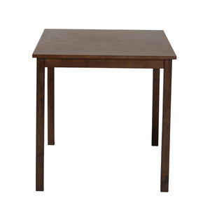 Baxton Studio Baxton Studio Andrew Modern Dining Table – Stylish & Durable Compact Table for 4 in Dark Brown Finish Andrew Dining Table