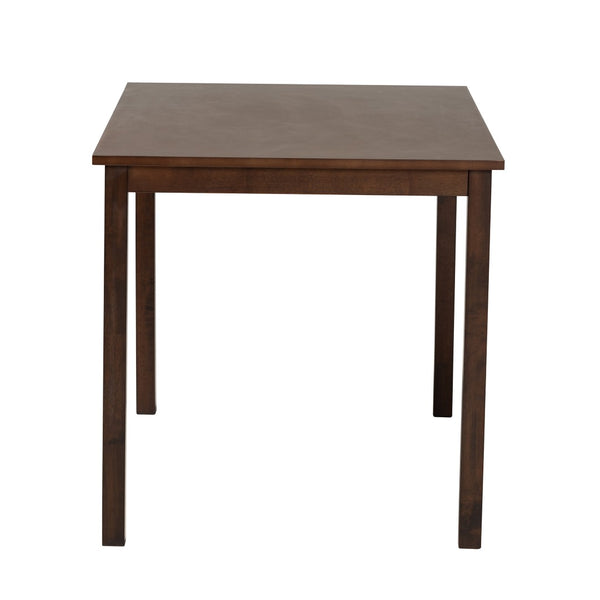Baxton Studio Baxton Studio Andrew Modern Dining Table – Stylish & Durable Compact Table for 4 in Dark Brown Finish Andrew Dining Table