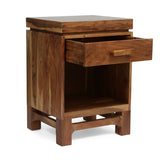 Christopher Knight Home® - Noble House - Wadley Boho Handcrafted Acacia Wood Nightstand