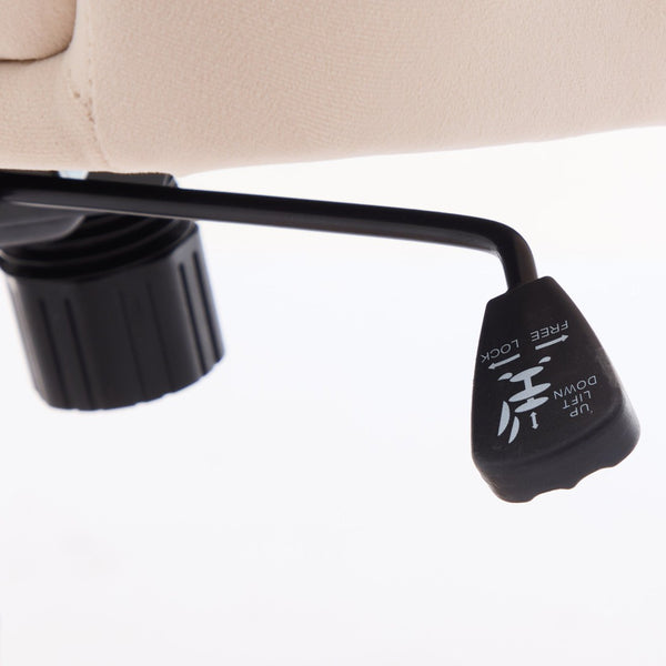 English Elm Ty Adjustable Office Chair - Ergonomic Khaki Velvet Swivel Chair With Memory Foam For Long Comfort W2311P199119-GIGA