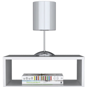 Homeroots 20" White One Drawer Faux Wood Nightstand   526149